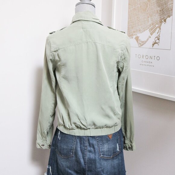 BLANK NYC Pastel Green Light Moto Jacket - Picture 4 of 9